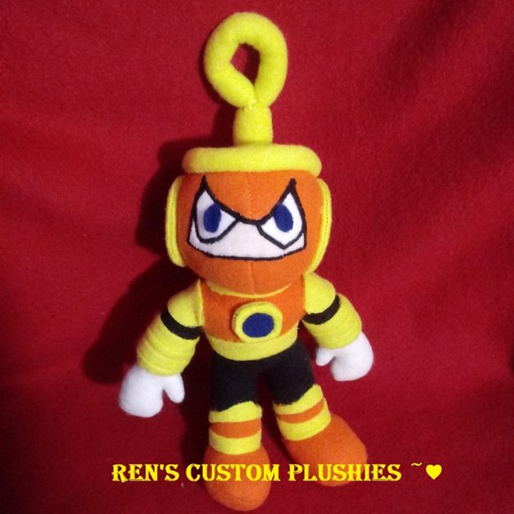 Handmade Anime Manga Videogame Megaman Ringman Plush ! - Picture 1 of 3